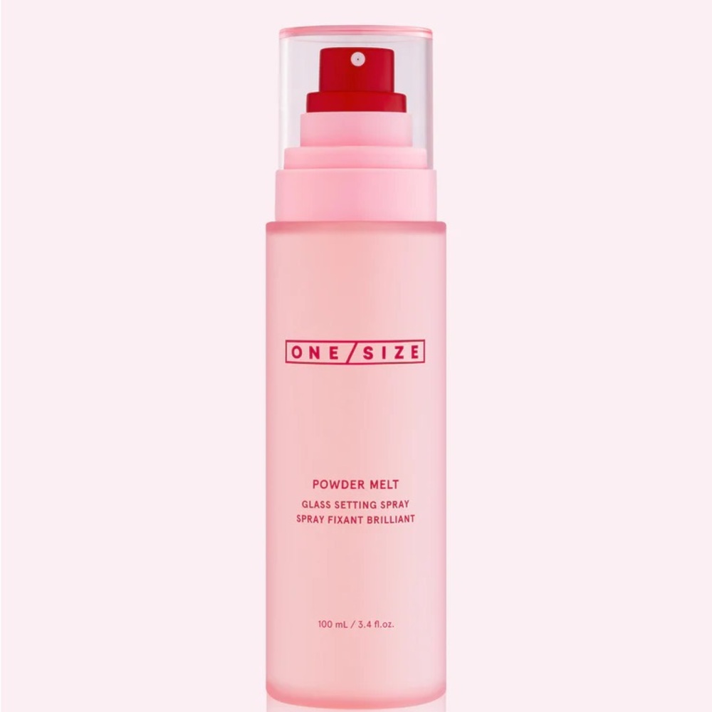 ONE/SIZE Powder Melt Glass Setting Spray 100ml /3.4 fl oz New In Box Sold Out